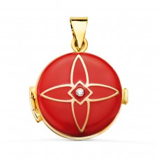 Colgante Guarda Fotos Rojo